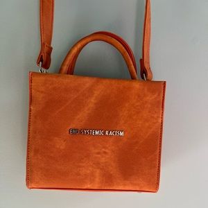 Brandon Blackwood ESR Tote in Orange Wax Denim